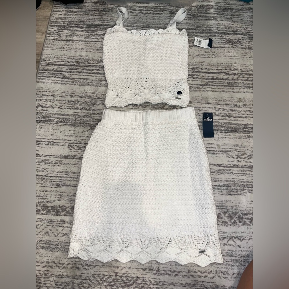 Hollister lace skirt and tank set